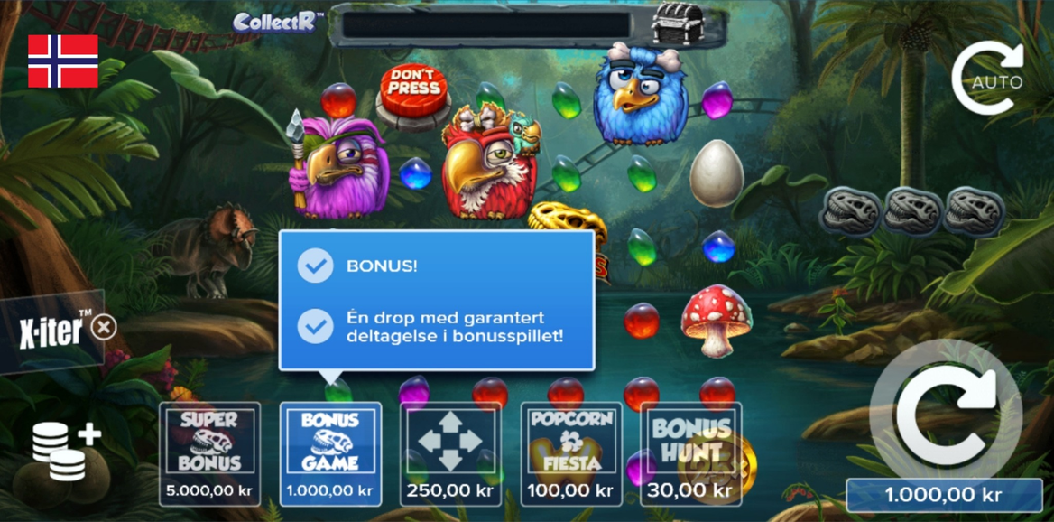 Bonus, Super Bonus og X-iter